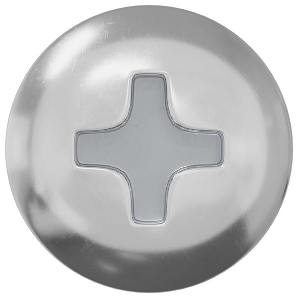 vidaXL Tr&auml;skruvar 2 pcs Silver M4 x 25 mm St&aring;l