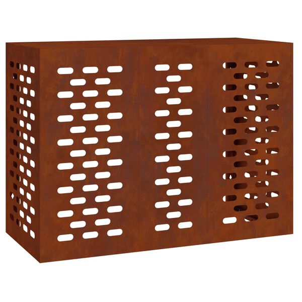 vidaXL T&auml;ckning f&ouml;r Luftkonditionering Rostig 110 x 50 x 80 cm