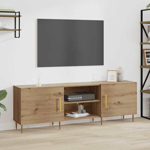 vidaXL TV-skåp artisan ek 150 x 30 x 50 cm Konstruerat trä