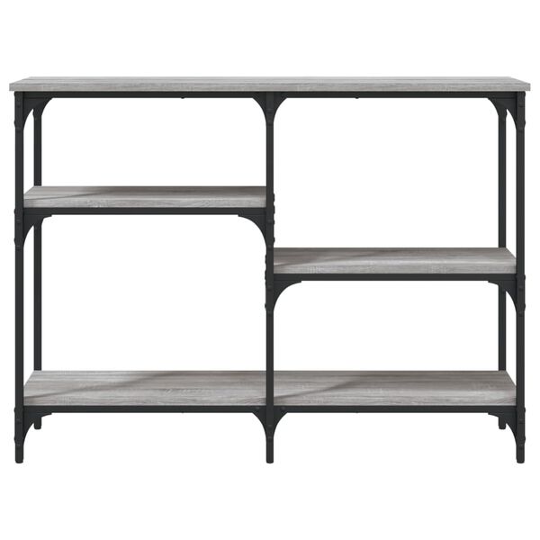 vidaXL Avlastningsbord gr&aring; sonoma 102x29x75 cm konstruerat tr&auml;