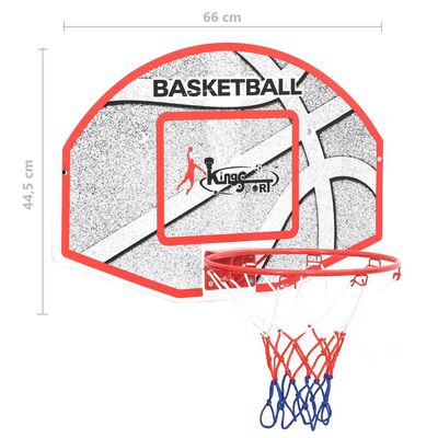 vidaXL Basketkorg 5 delar väggmonterad 66x44,5 cm