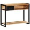 vidaXL Avlastningsbord 100x35x75 cm massivt grovt tr&auml; mango