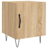 vidaXL S&auml;ngbord sonoma-ek 40x40x50 cm konstruerat tr&auml;