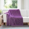 vidaXL Kastfilt Lila 200 x 150 cm Fleece