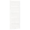 vidaXL Ladug&aring;rdsd&ouml;rr vit 80x1,8x204,5 cm massiv furu