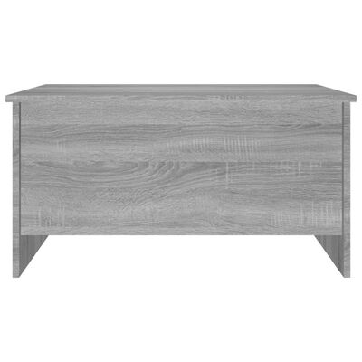 vidaXL Soffbord grå sonoma 80x55,5x41,5 cm konstruerat trä