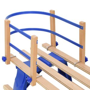 vidaXL Ryggst&ouml;d f&ouml;r k&auml;lke bl&aring; plywood