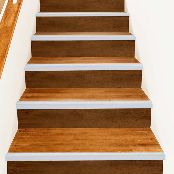 vidaXL Trappnoslister 30 pcs Silver 67 x 3.5 x 3 cm Aluminium