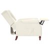 vidaXL &Ouml;ronlappsf&aring;t&ouml;lj recliner beige mikrofibertyg