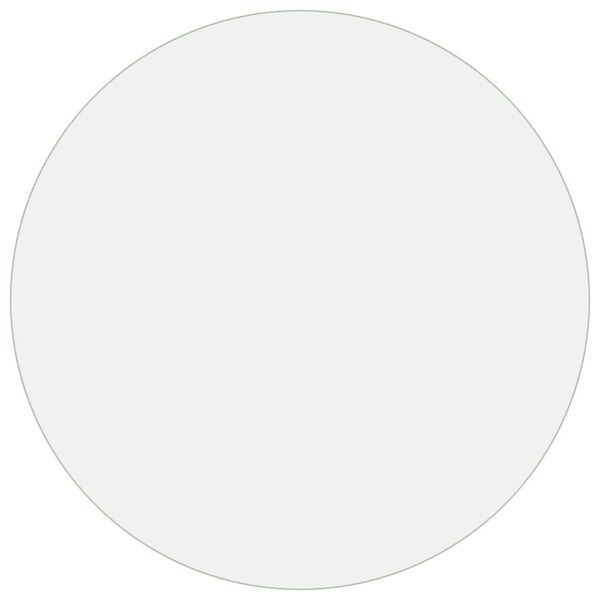 vidaXL Bordsskydd genomskinligt Ø 110 cm 1,6 mm PVC
