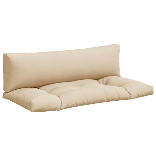 vidaXL Palldynor 2 st beige tyg