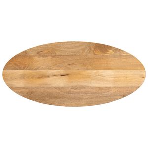 vidaXL Bordsskiva 140x50x2,5 cm oval massivt mangotr&auml;