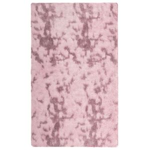 vidaXL Ryamatta med l&aring;ng lugg NAVARRA dammig rosa 60x100 cm polyester