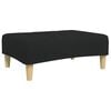 vidaXL Fotpall svart 77x55x31 cm tyg