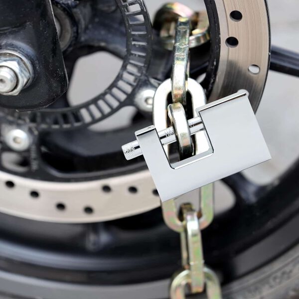 vidaXL H&auml;ngl&aring;s 12 pcs Silver 7,8 x 2 x 5 cm J&auml;rn