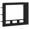 vidaXL TV-sk&aring;p 152 x 22 x 113 cm Svart ek Konstruerat tr&auml;