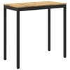 vidaXL Tr&auml;dg&aring;rd Bar Bord Vit och svart 108,5 x 55 x 105 cm