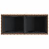 vidaXL Odlingsl&aring;dor med 2 krukor 2 st brun 72x30x32 cm konstrotting