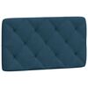 vidaXL Bed with Mattress Blue 90x200 cm Velvet