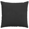 vidaXL Sofakuddar 2 pcs Svart 50 x 50 cm tyg