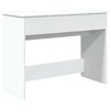 vidaXL Sminkbord med spegel vit 100x45x76 cm