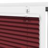vidaXL Plisserad persienn Bordeaux r&ouml;d 85x150 cm tyg bredd 84,4 cm