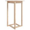 vidaXL Barbord 60x60x110 cm massivt furu