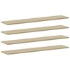 vidaXL Hyllplan 8 st sonoma-ek 100x20x1,5 cm konstruerat tr&auml;