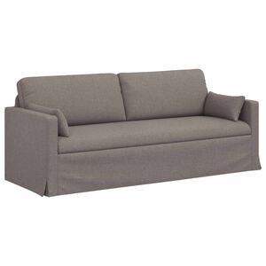 vidaXL Soffa Taupe 198 x 78 x 80 cm tyg