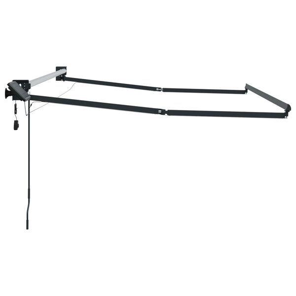 vidaXL Elektrisk utdragbar markisram Vit 3,5 x 2 m Aluminium