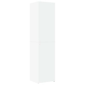 vidaXL H&ouml;gsk&aring;p vit 45x42,5x185 cm konstruerat tr&auml;