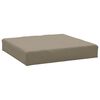 vidaXL Palldyna taupe 60x60x6 cm oxfordtyg