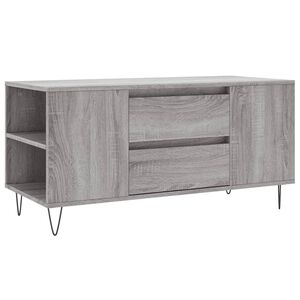 vidaXL Soffbord gr&aring; sonoma 102x44,5x50 cm konstruerat tr&auml;
