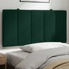 vidaXL Headboard Cushion "Hanko" Dark Green 100 cm Velvet