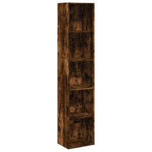 vidaXL Bokhylla r&ouml;kf&auml;rgad ek 40x30x189 cm konstruerat tr&auml;