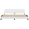 vidaXL Bed Frame "Dover" White 200x200 cm Faux Leather