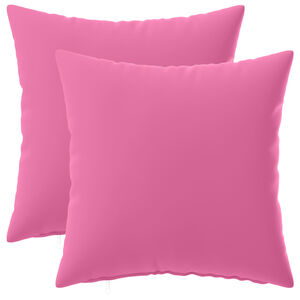 vidaXL Kudd&ouml;verdrag 2 pcs HEERLEN Rosa 30 x 30 cm Polyester