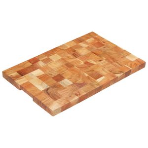 vidaXL Sk&auml;rbr&auml;da 60x40x3,8 cm massivt akaciatr&auml;