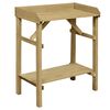 vidaXL Planteringsbord impregnerad furu 75x40x90 cm