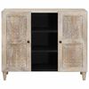 vidaXL Sideboard Vit 33,5 x 90 x 75 cm