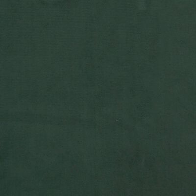 vidaXL Pocketresårmadrass mörkgrön 90x190x20 cm sammet