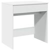 vidaXL Sminkbord med spegel vit 73x46,5x120 cm