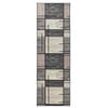 vidaXL Mattl&ouml;pare LESAKA Brun 100 x 250 cm Diamantvelour