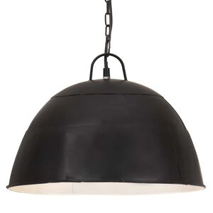 vidaXL H&auml;nglampa industriell vintage 25 W svart rund 41 cm E27