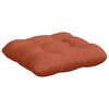 vidaXL Sittkuddar 4 pcs Röd orange 45 x 45 cm Kordread tyg