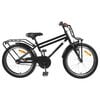 vidaXL Barncykel 18 Tum f&ouml;r 5-7 &aring;r gamla Svart