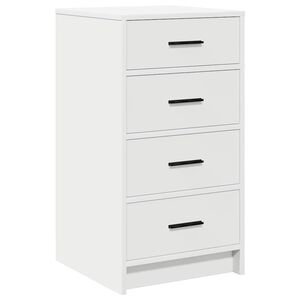 vidaXL Sideboard Vit 40 x 41 x 75 cm Konstruerat tr&auml;