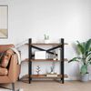 vidaXL Hyllsystem Gammalt tr&auml; 100 x 33,5 x 102 cm Konstruerat tr&auml;