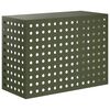 vidaXL T&auml;ckning f&ouml;r Luftkonditionering Olivgr&ouml;n 110 x 50 x 80 cm St&aring;l