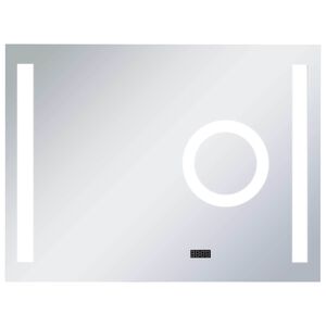 vidaXL Badrumsspegel LED med touch-sensor 80x60 cm